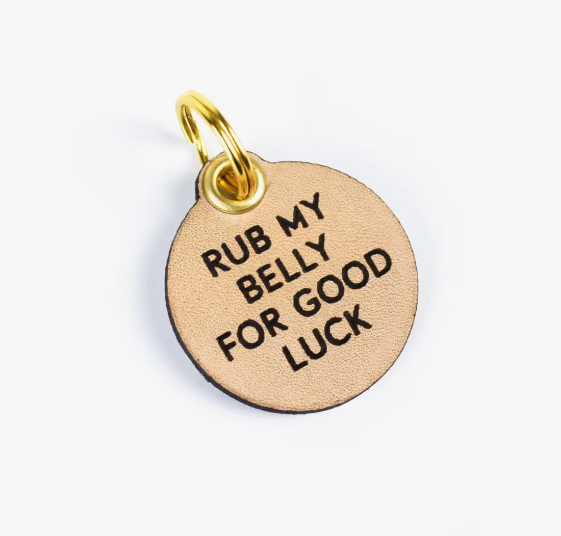 &quot;Rub My Belly&quot; Dog Tag