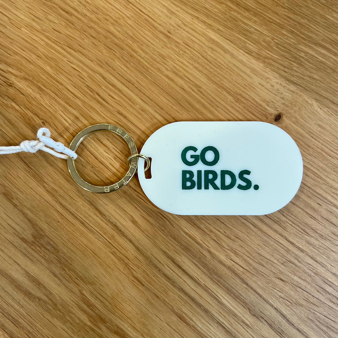 &quot;Go Birds.&quot; Key Tag