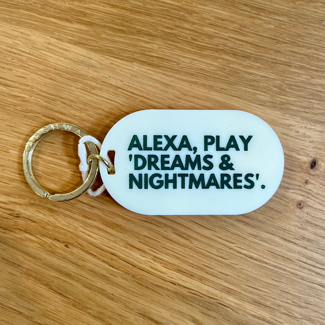 &quot;Dreams &amp; Nightmares&quot; Key Tag