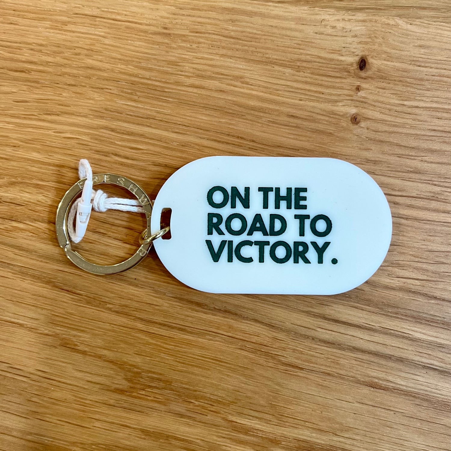 &quot;Road To Victory.&quot; Key Tag