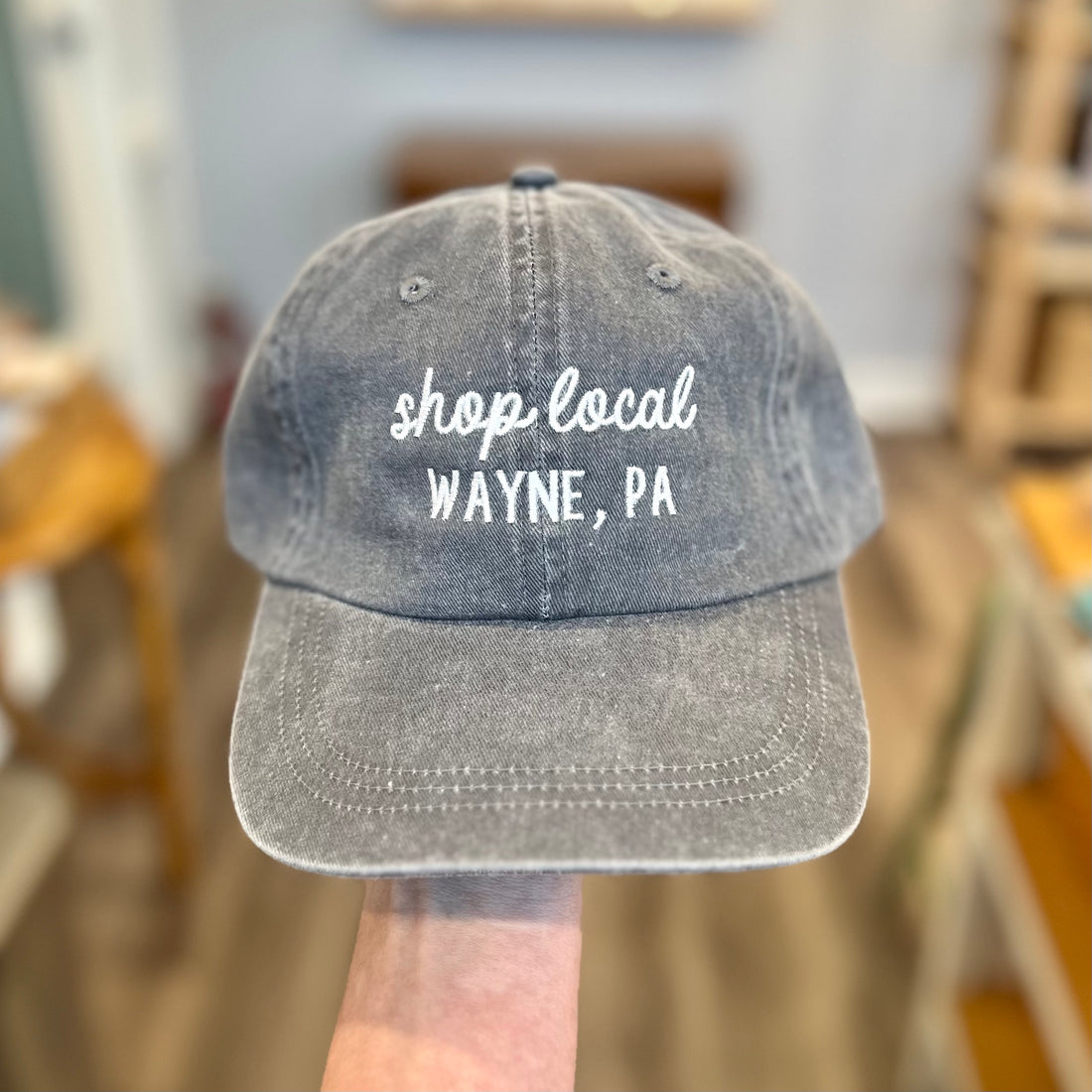 &quot;Shop Local: Wayne&quot; Dad Hat