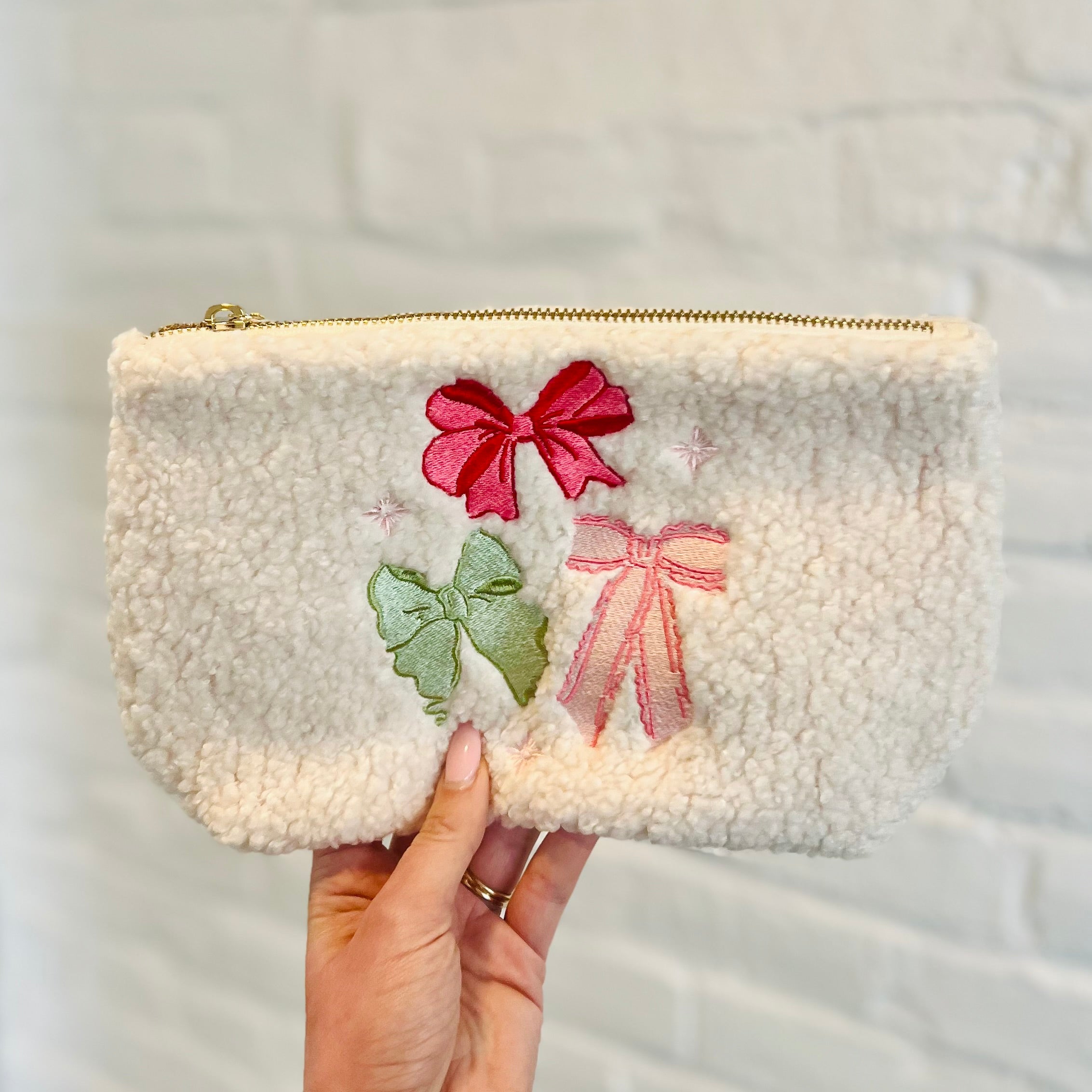 Bows Teddy Pouch