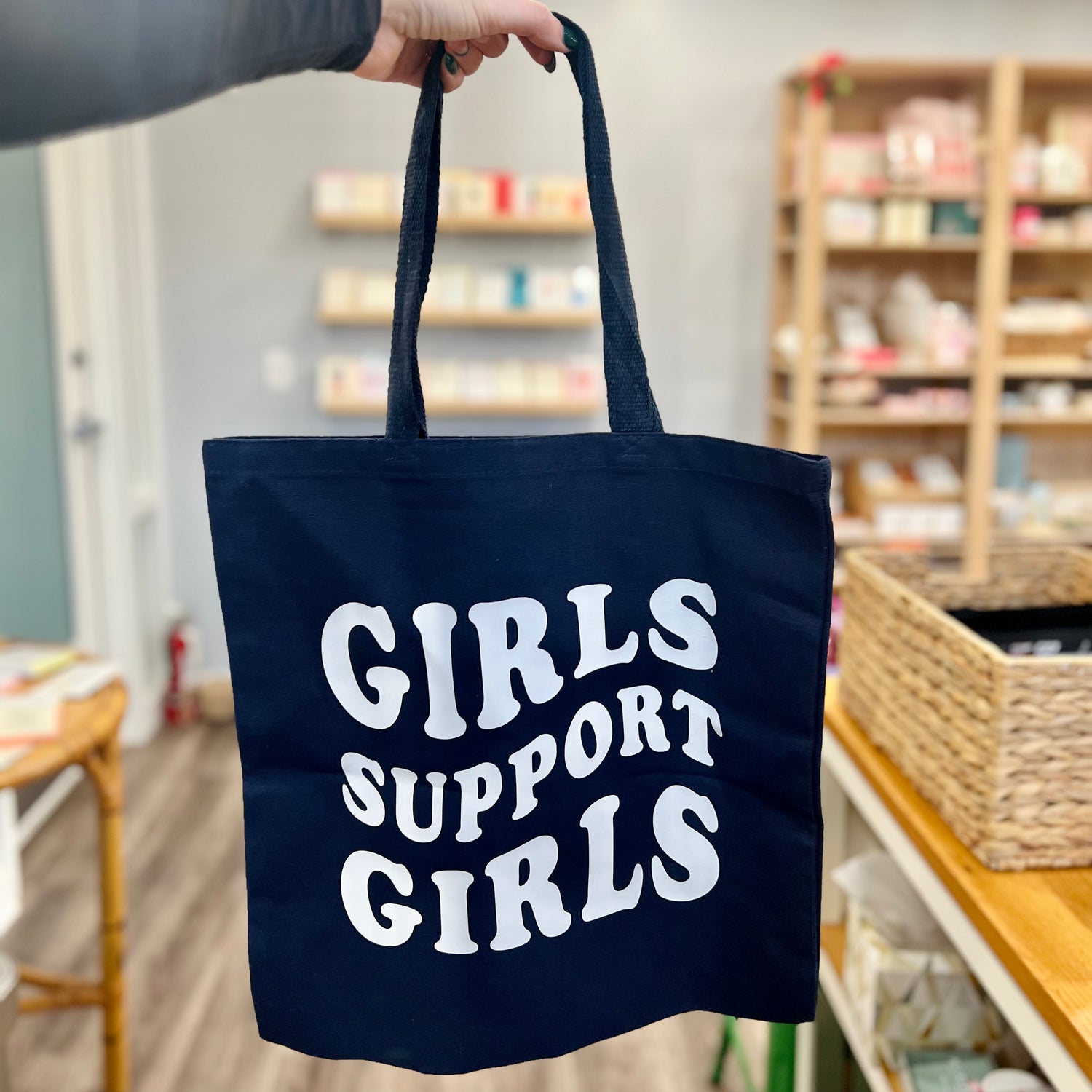 Girls Support Girls Canvas Tote