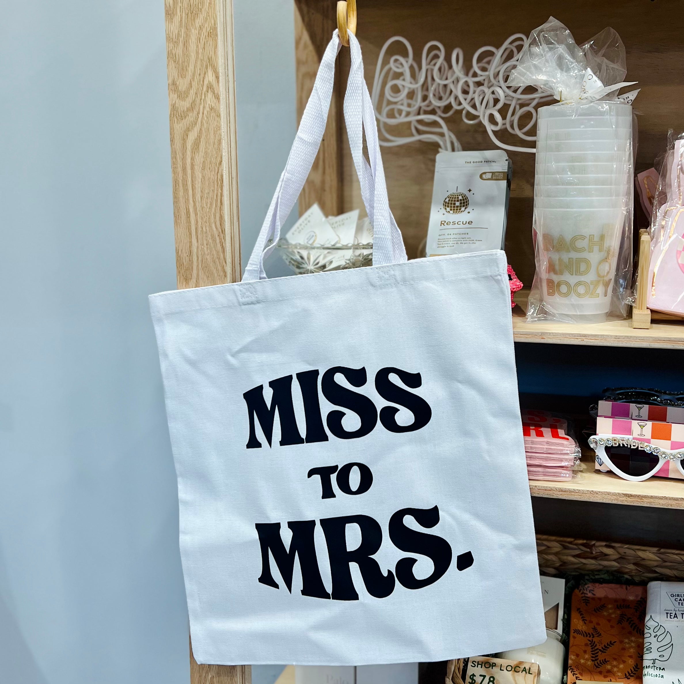 Miss to Mrs Canvas Tote