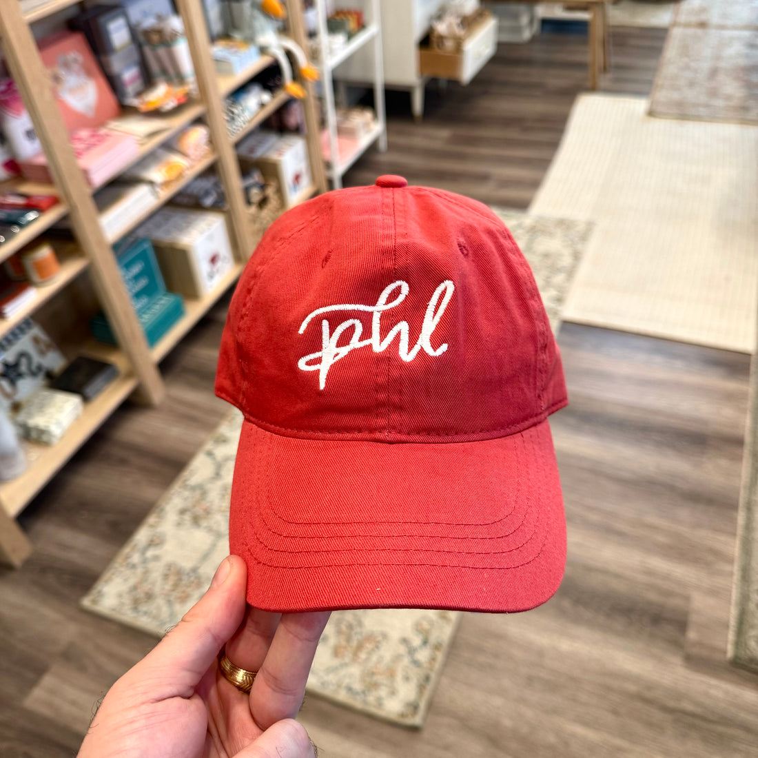 Cursive &quot;PHL&quot; Dad Hat