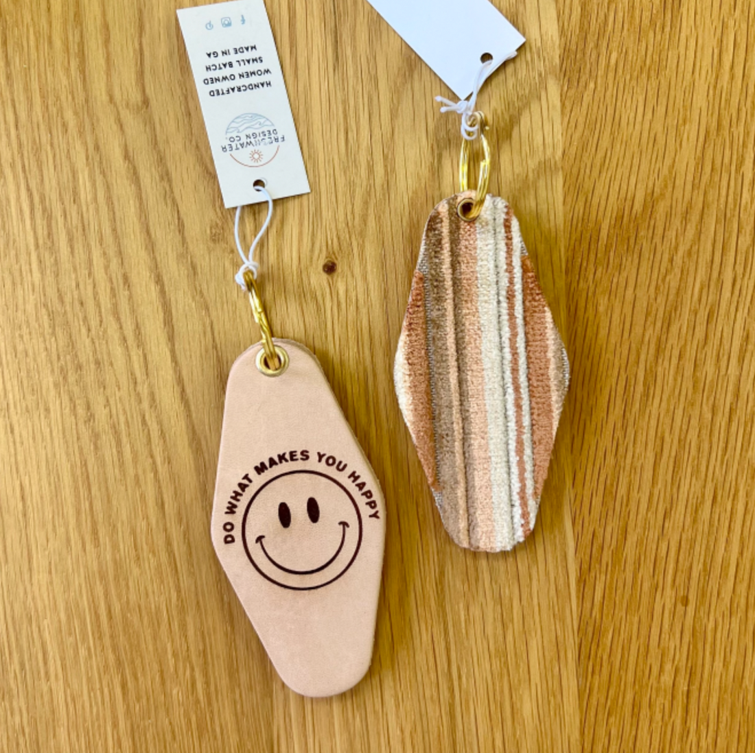 &quot;Do What Makes You Happy&quot; Key Tag