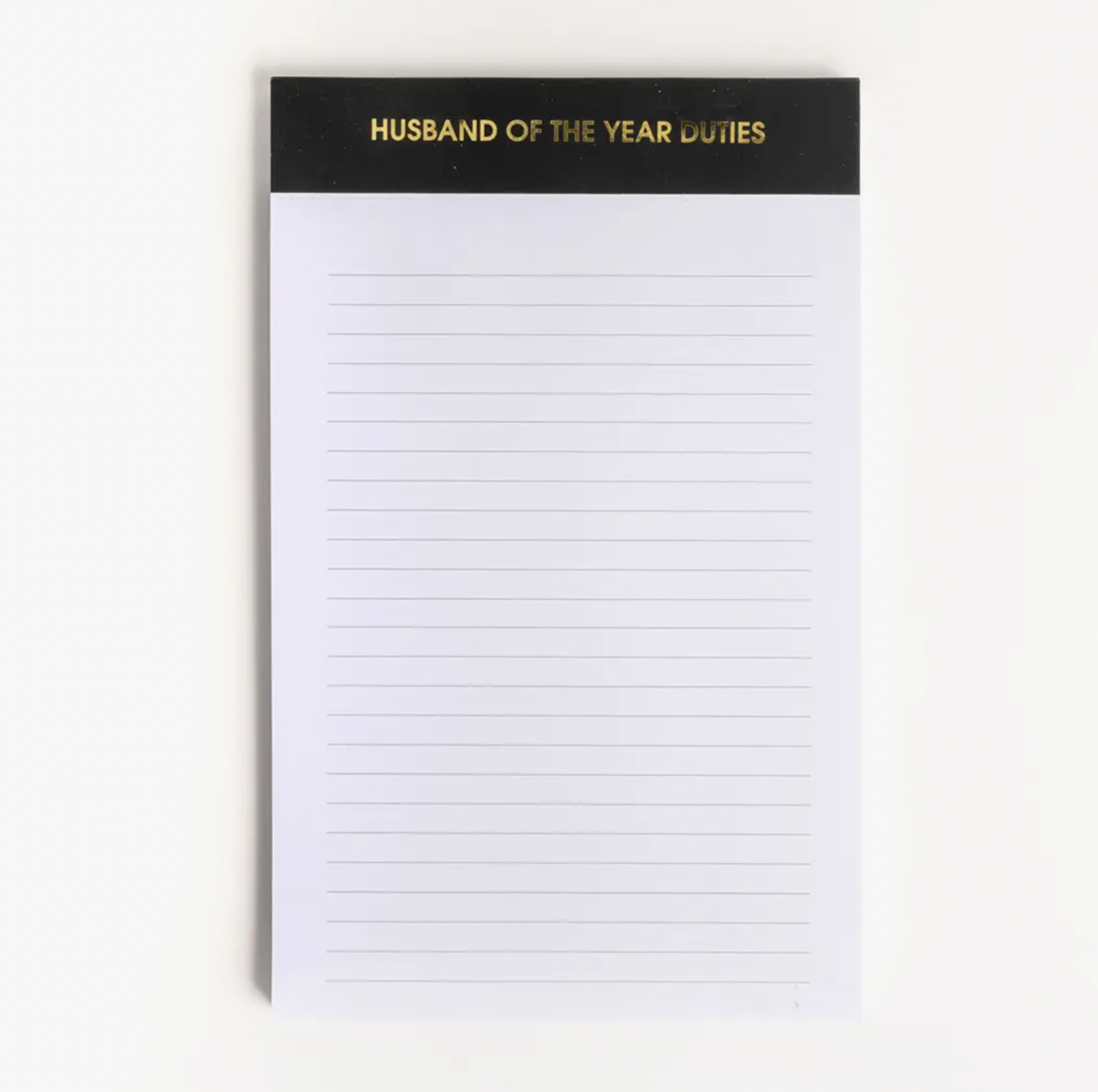 &quot;Husband Of The Year Duties&quot; Notepad