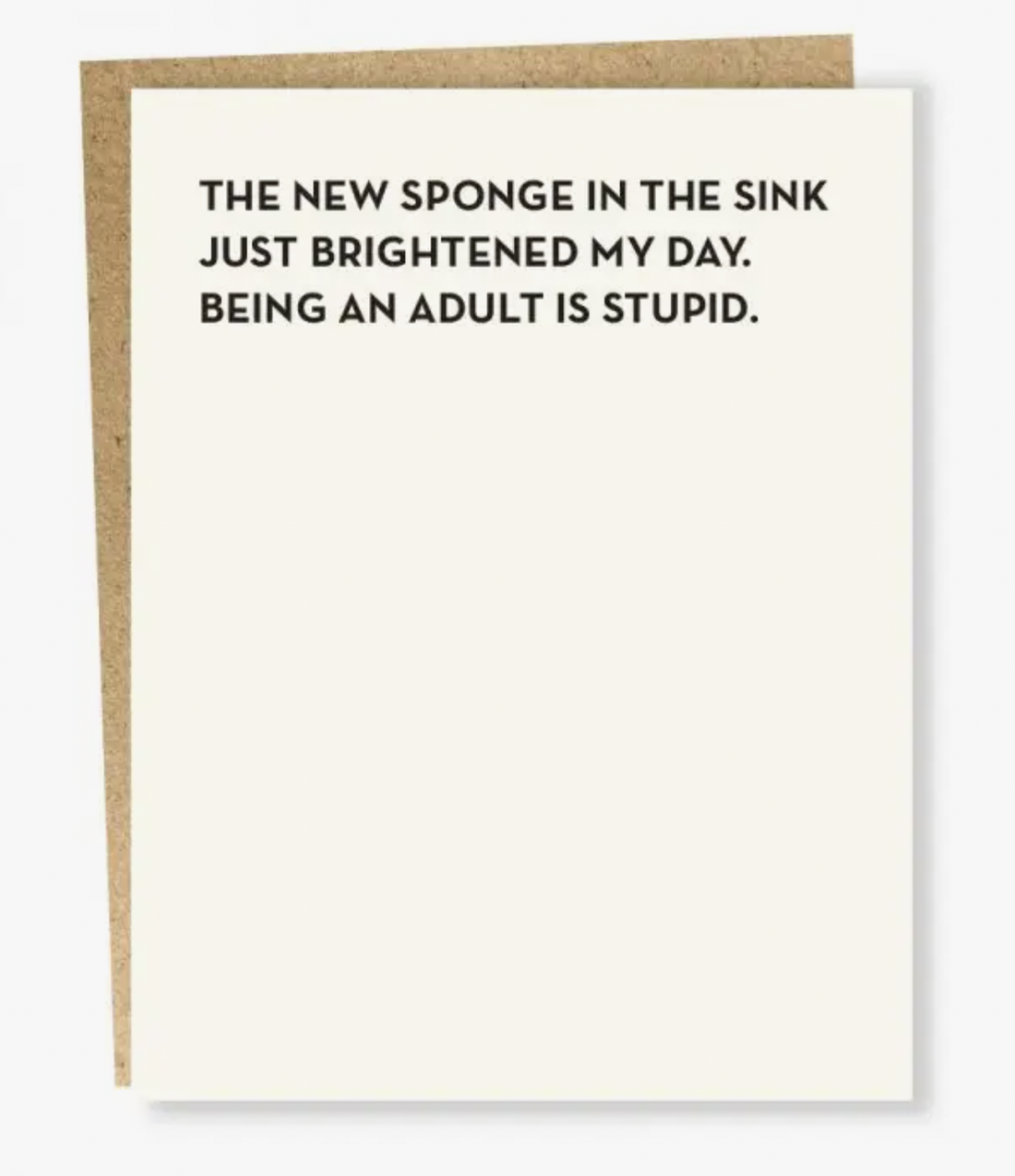 &quot;New Sponge&quot; Card
