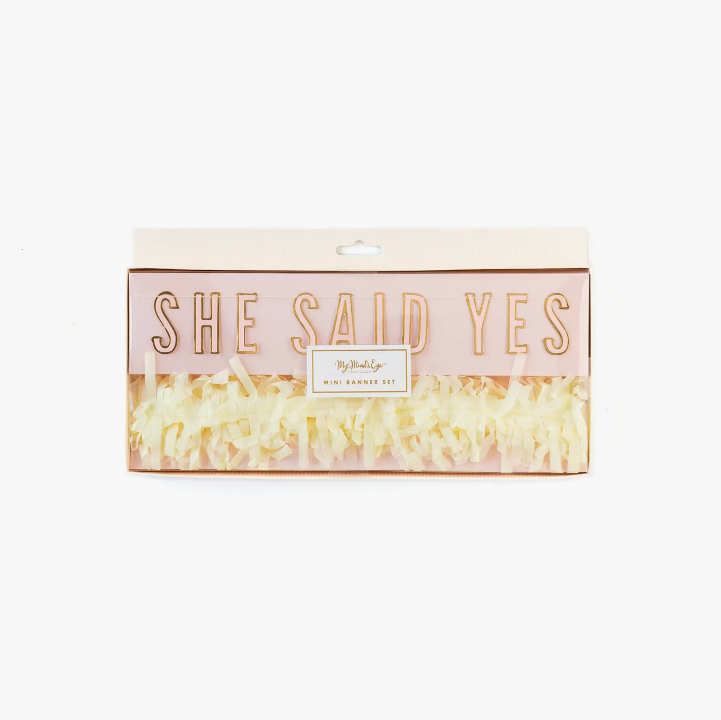 &quot;She Said Yes&quot; Mini Banner