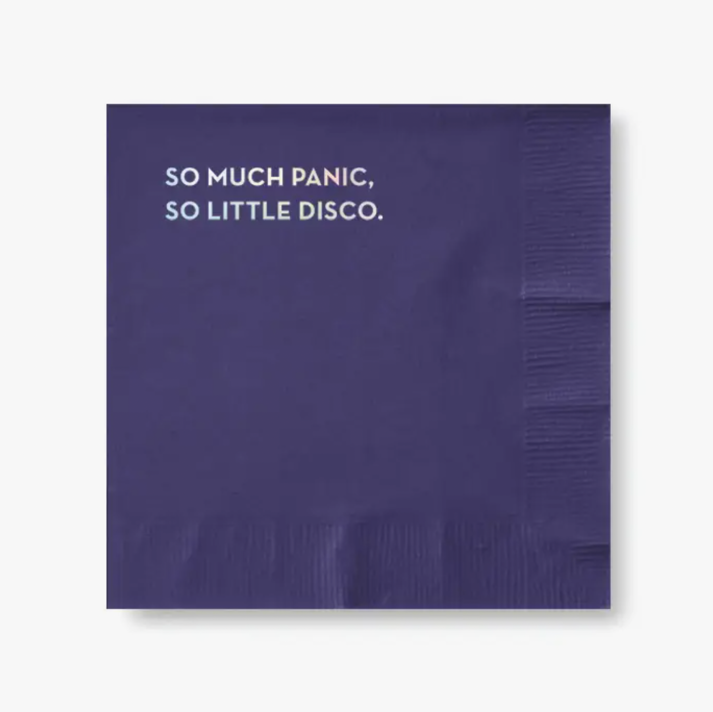 &quot;So Much Panic&quot; Cocktail Napkin