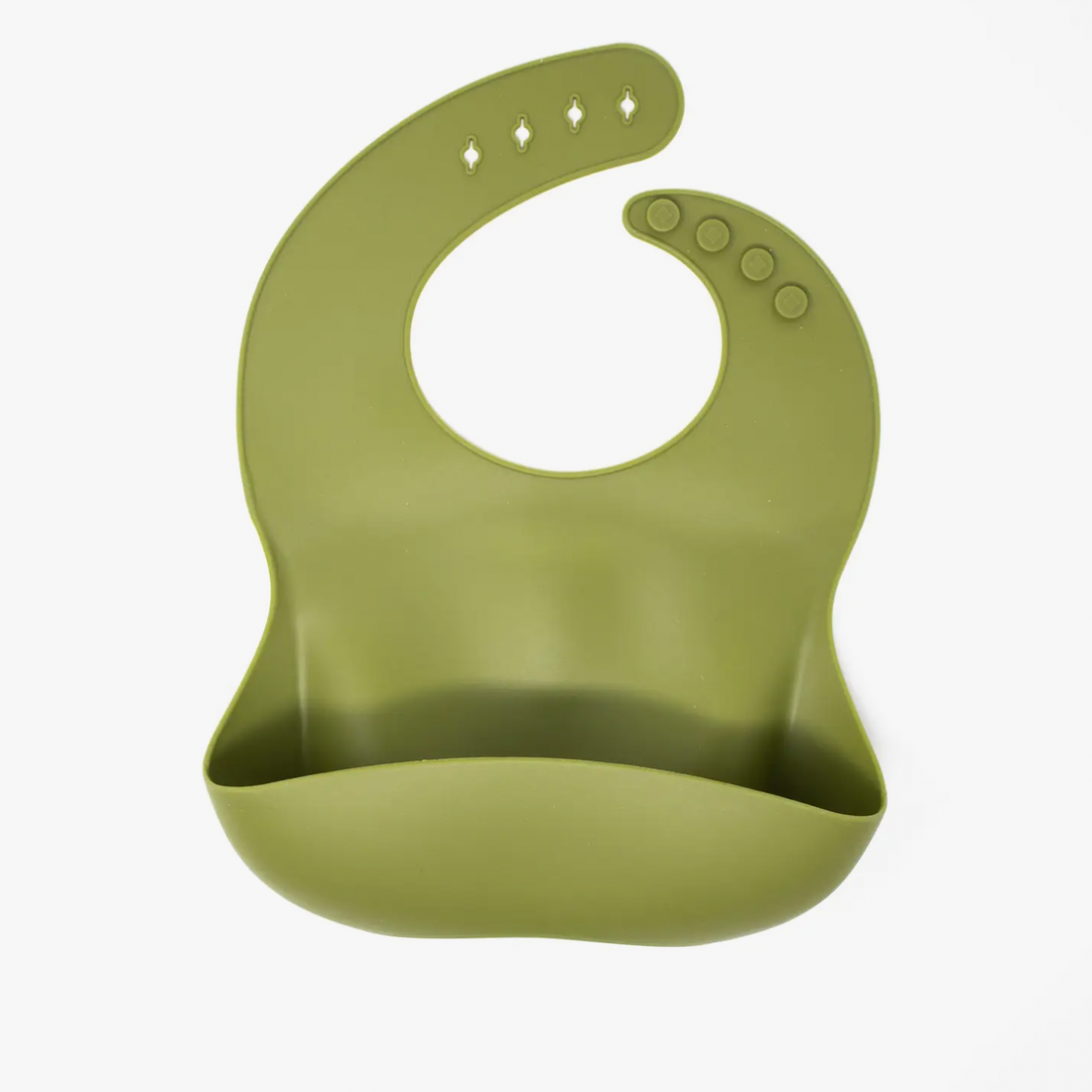 Army Green Silicone Bib