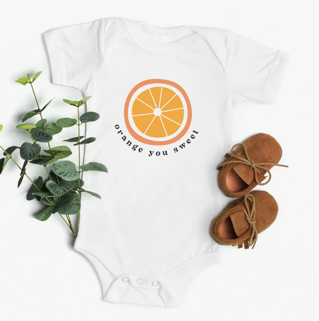 Orange You Sweet Baby Onesie