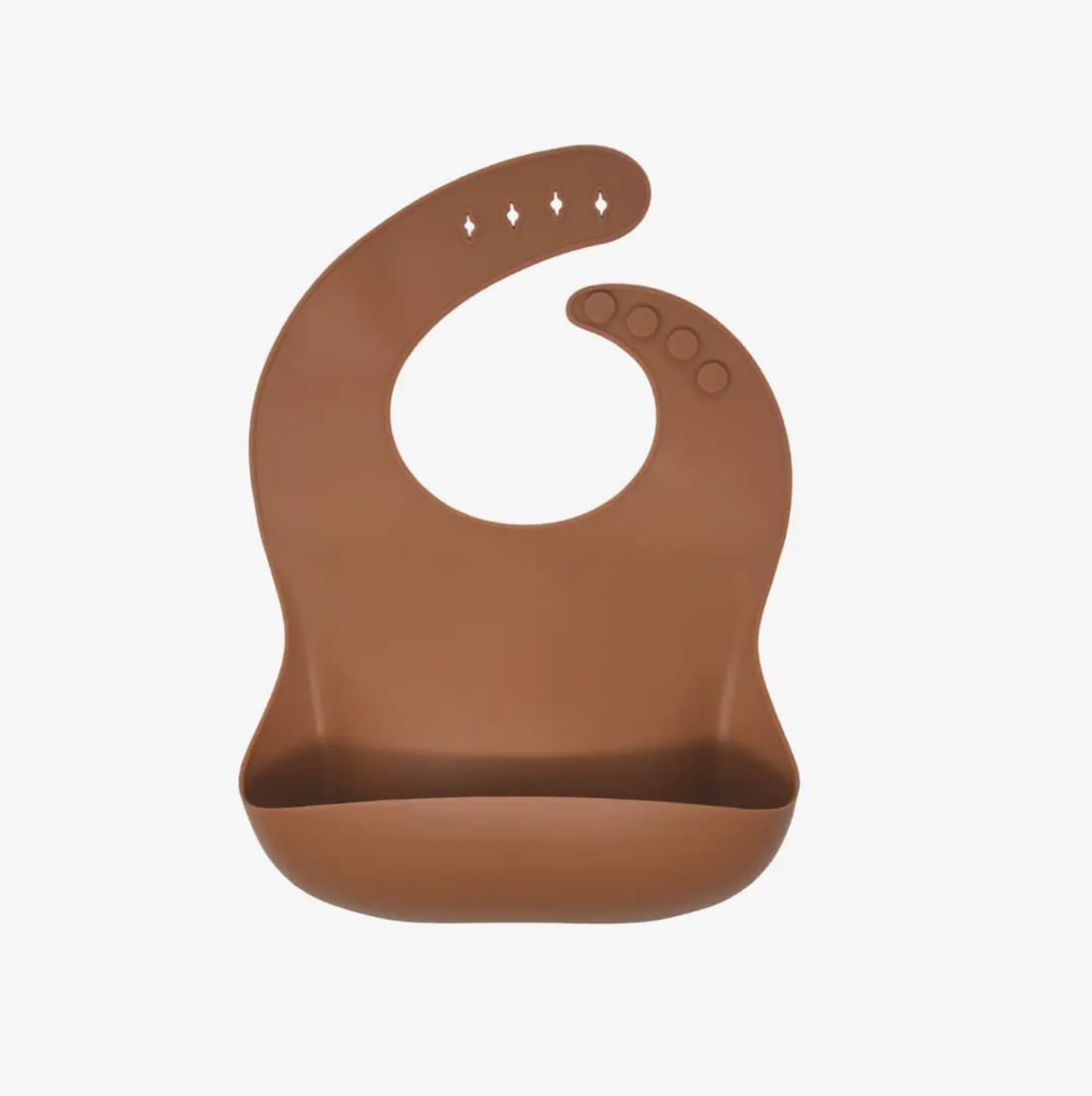 Terracotta Silicone Bib