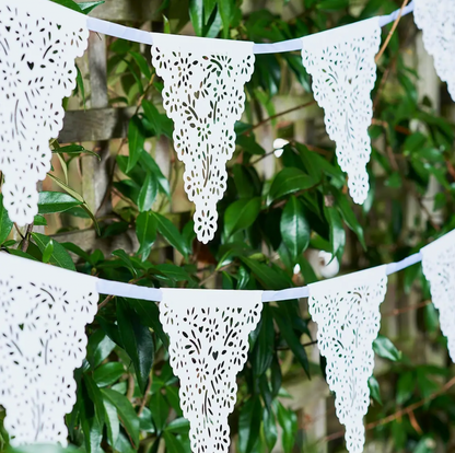 White Lace Garland