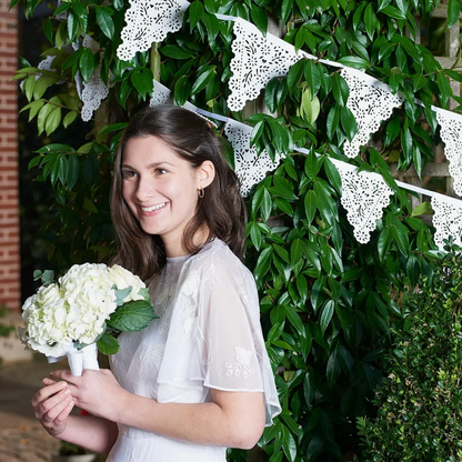 White Lace Garland