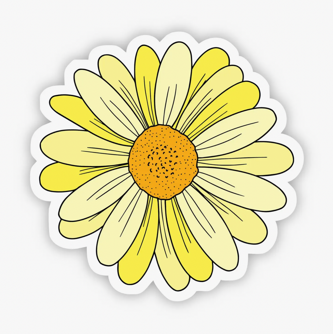 Yellow Flower Sticker