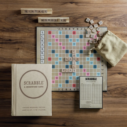Scrabble (Vintage Bookshelf Edition)