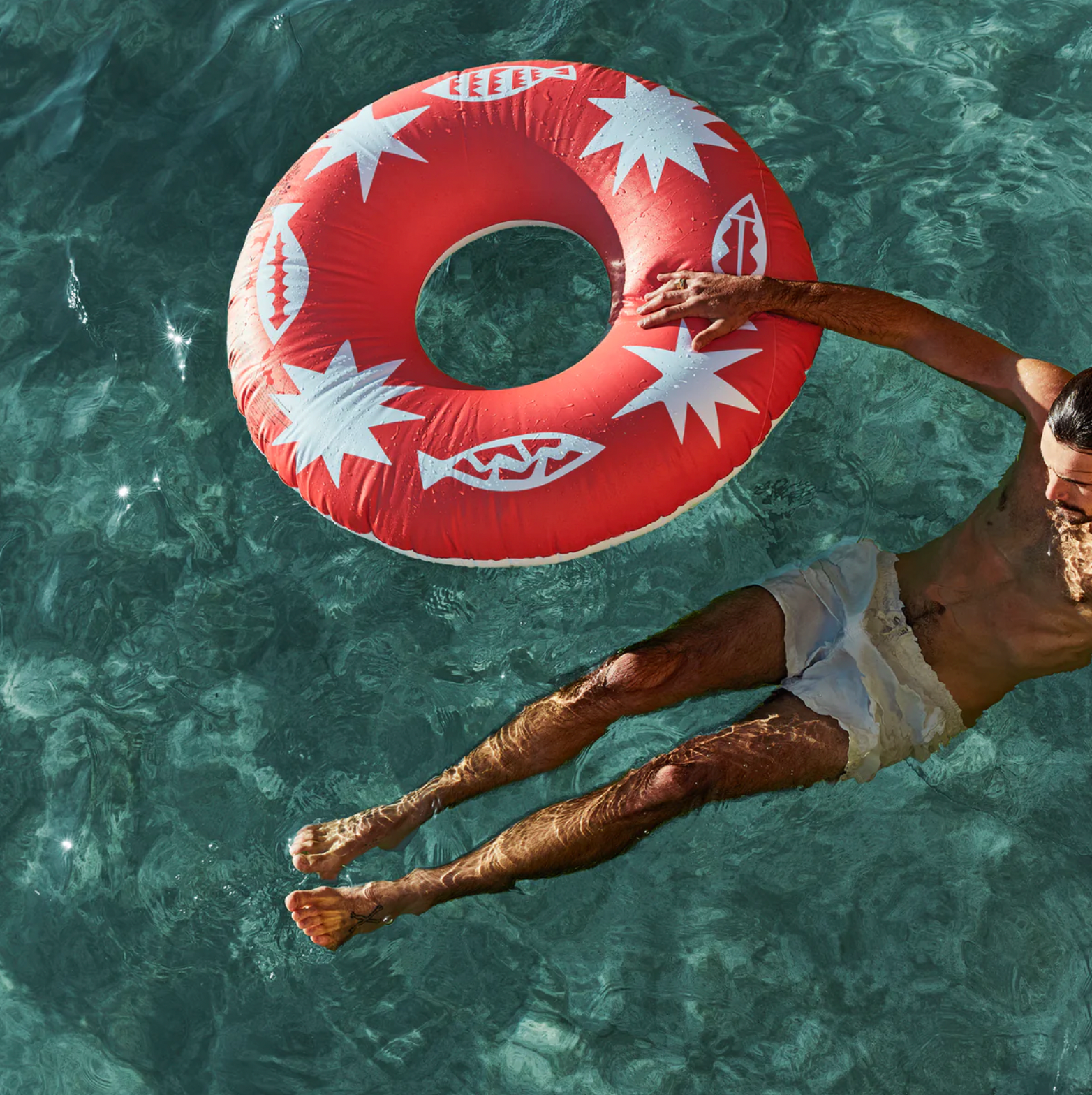 Coral Pool Ring Float