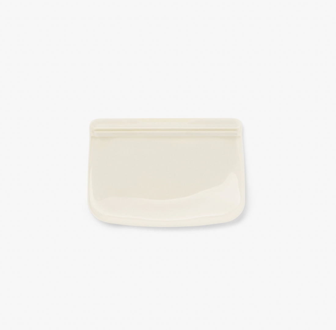 Flat Silicone Bag - 10oz/Cream