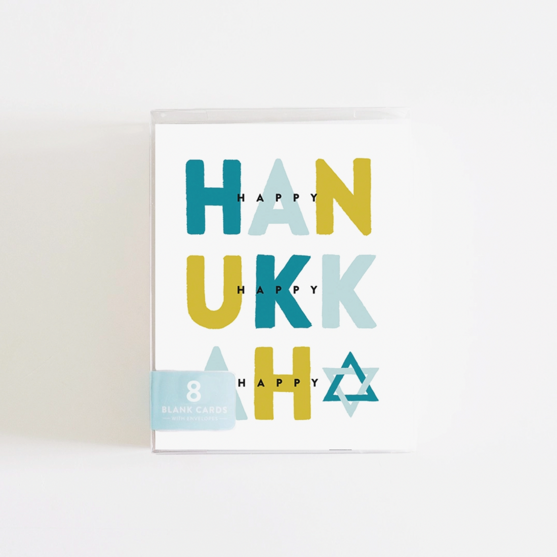 Colorful Hanukkah Cards - Box Set of 8