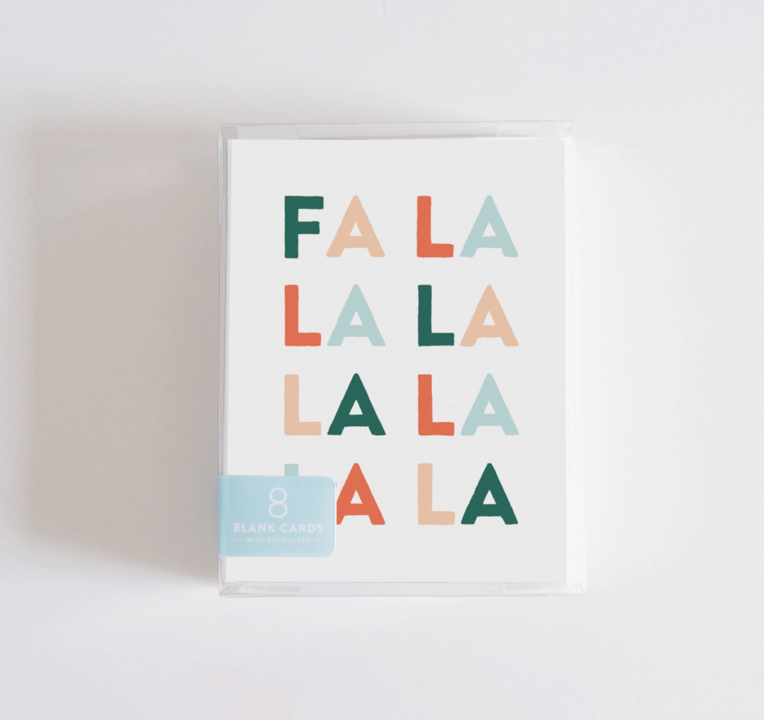 Fa La La Cards - Box Set of 8