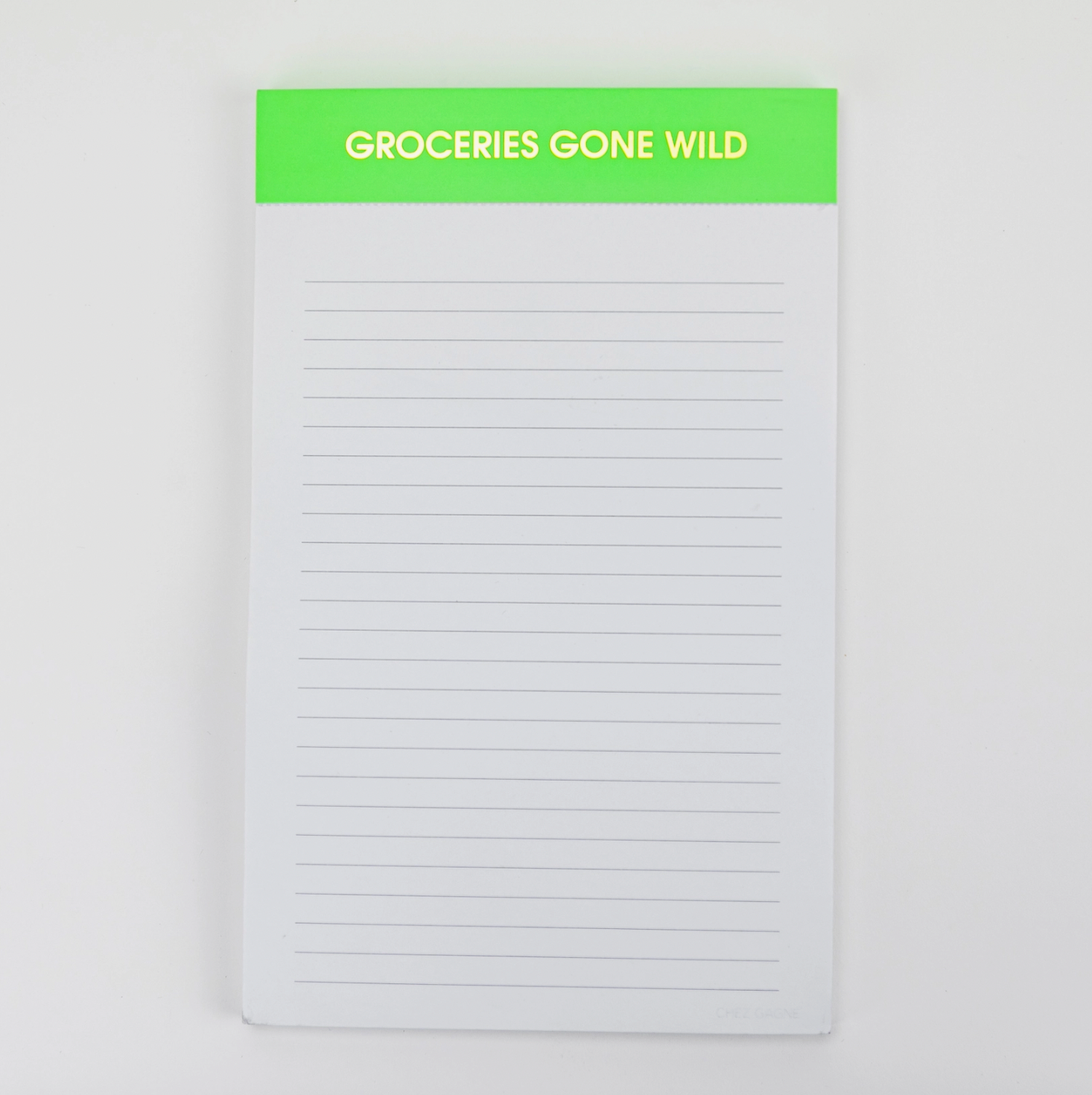 &quot;Groceries Gone Wild&quot; Notepad