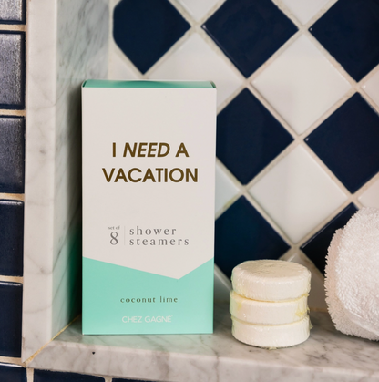 &quot;I Need a Vacation&quot; Shower Steamers
