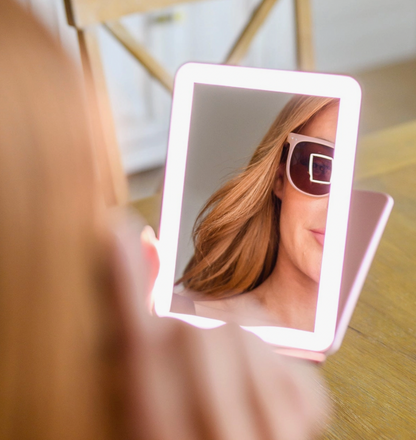 Rose Gold LED Mirror