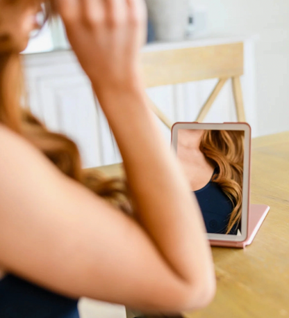 Rose Gold LED Mirror