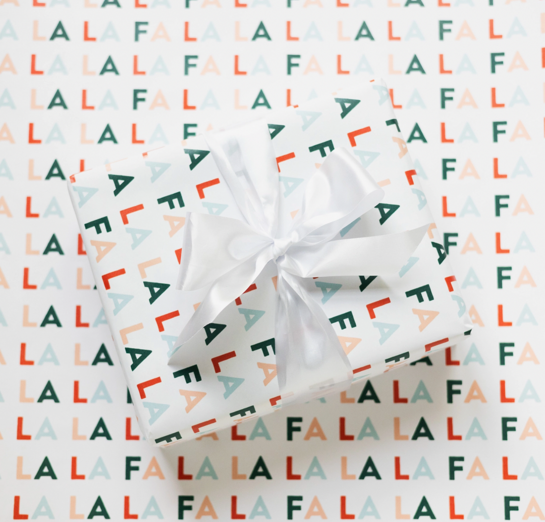 Fa La La Wrapping Paper Roll