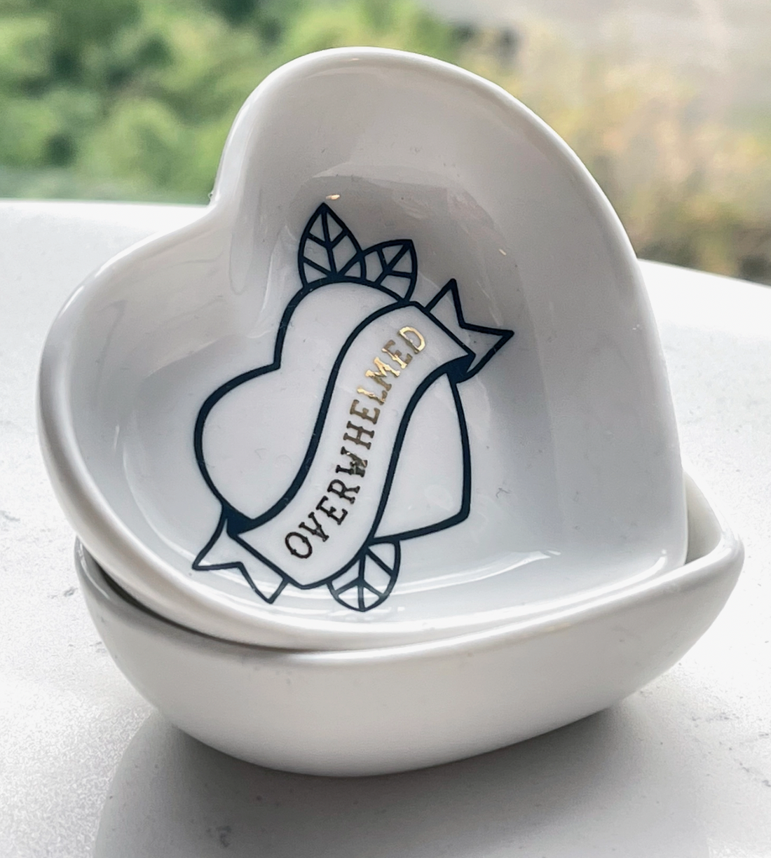 Overwhelmed Ring Dish