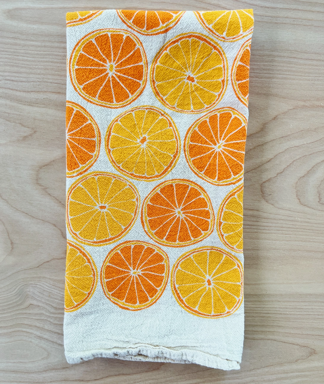 Oranges Tea Towel