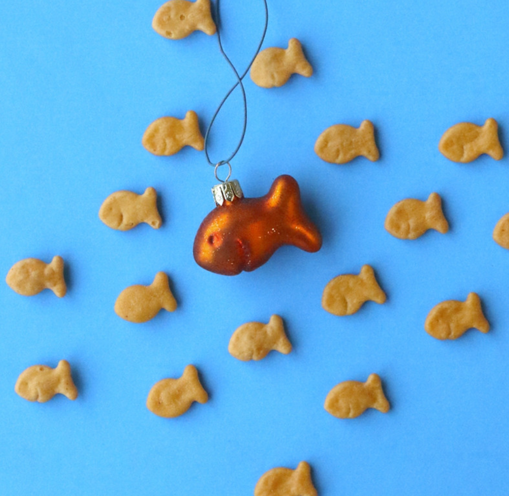 Goldfish Cracker Ornament