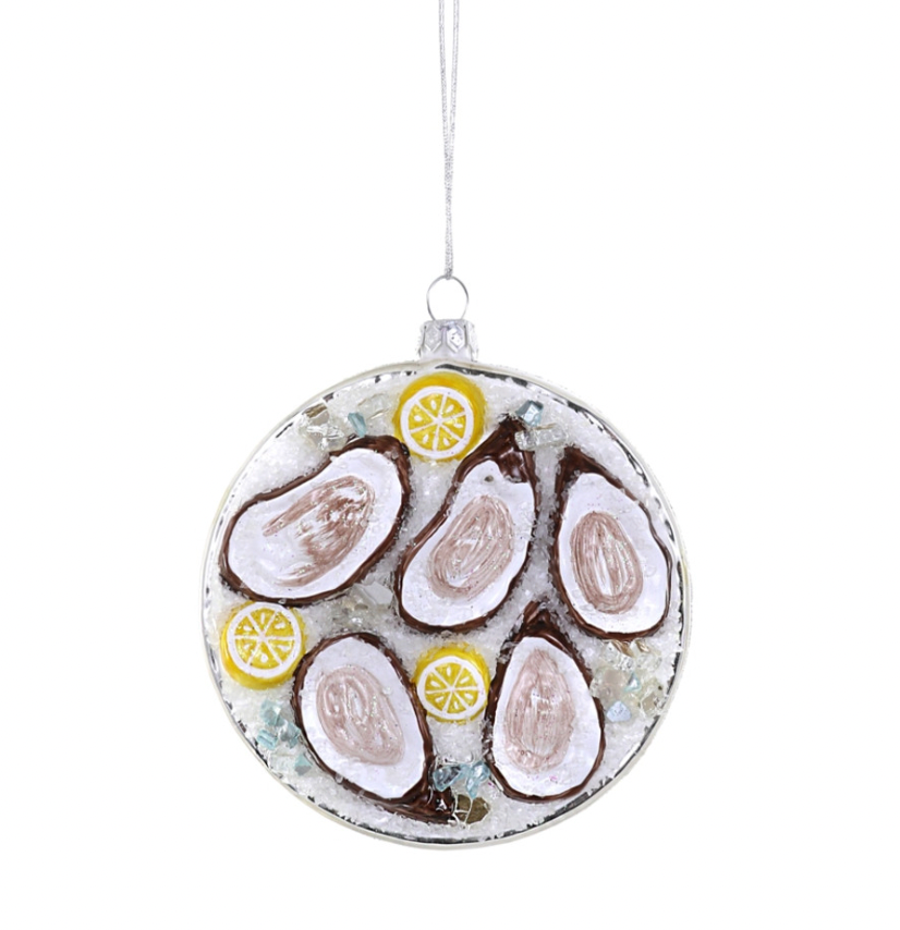 Oysters on Ice Ornament