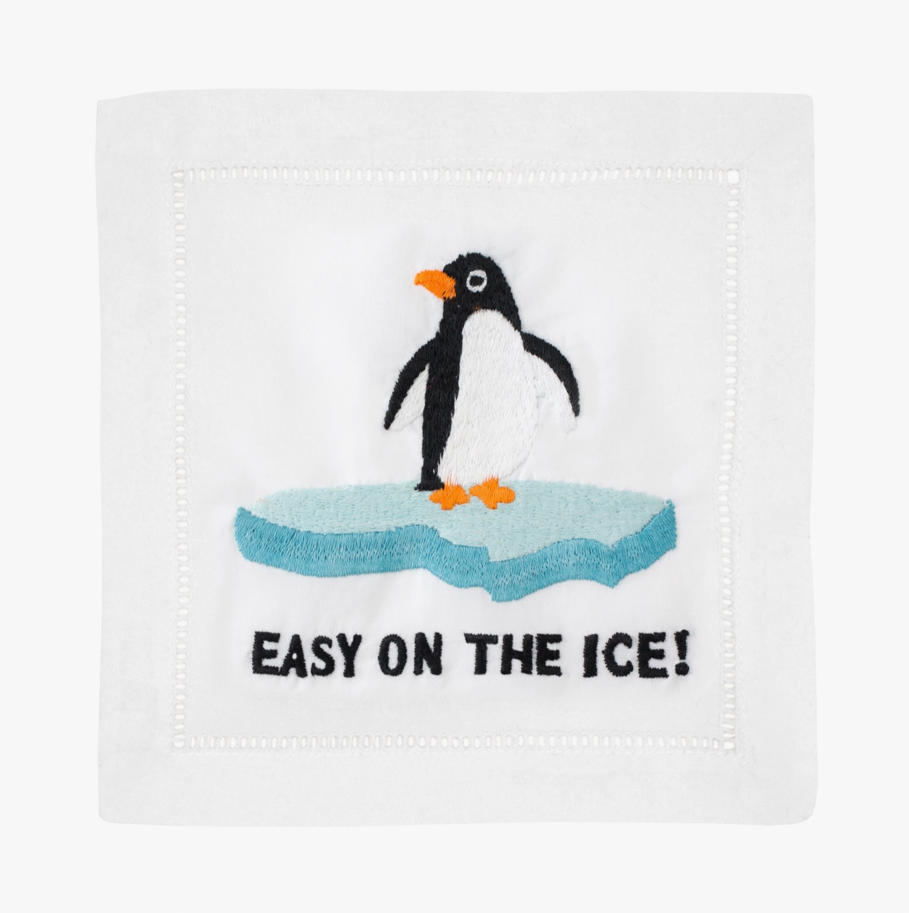 Easy On The Ice Cocktail Napkins