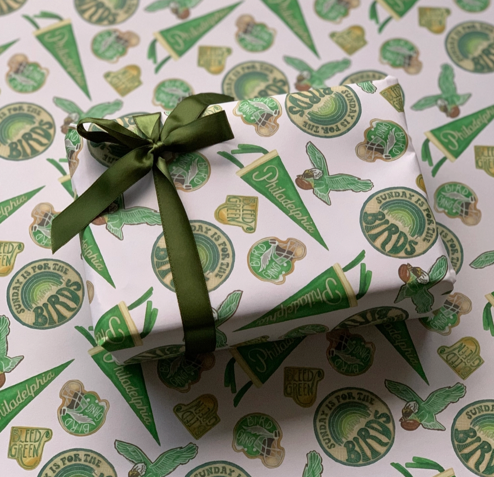 Eagles Inspired Wrapping Paper
