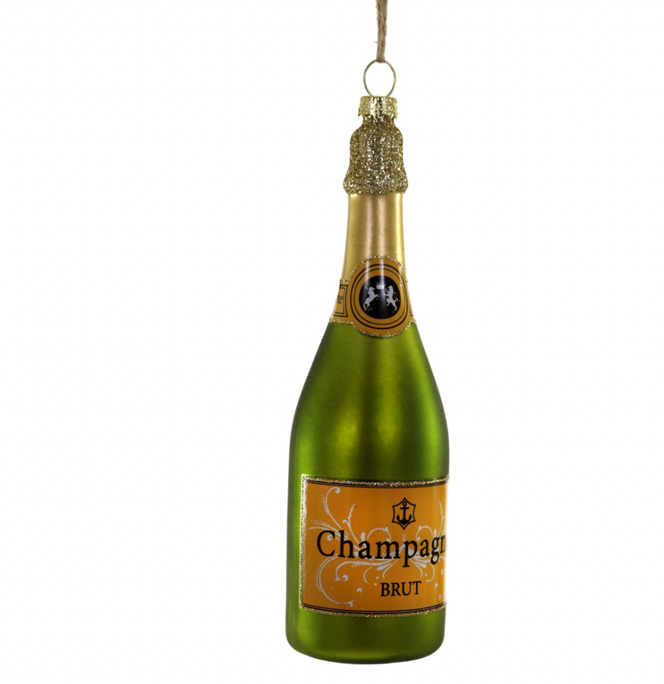 Champagne Bottle Ornament