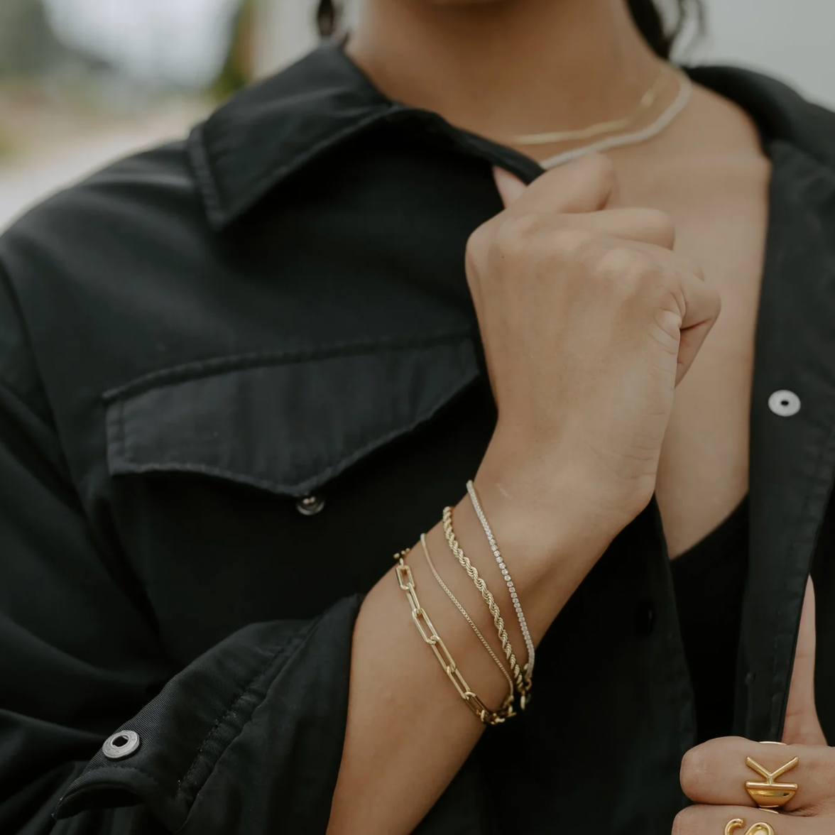 &quot;Clara&quot; Gold Bracelet