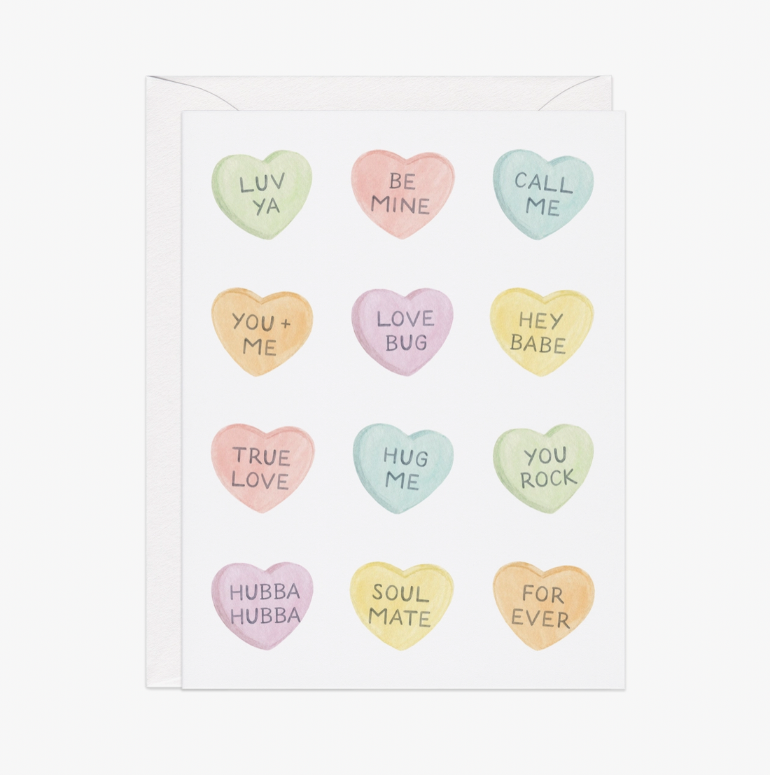 Candy Hearts (Sweet) Card