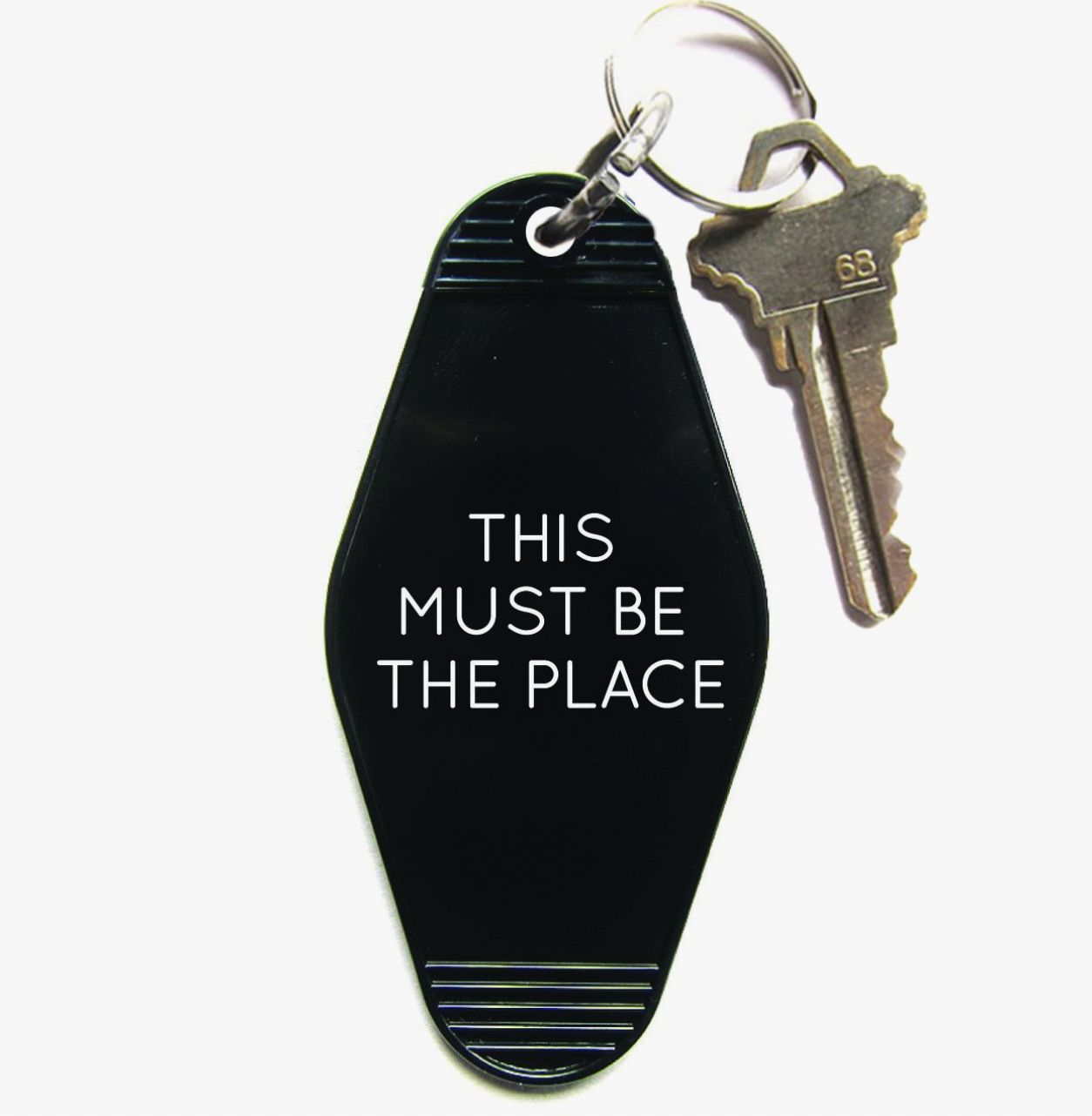 This Must Be The Place Key Tag (Black)