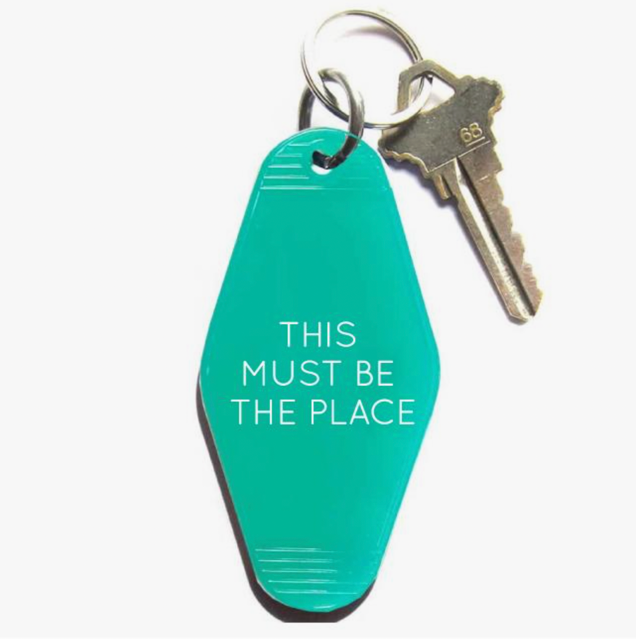 This Must Be The Place Key Tag (Turquoise)