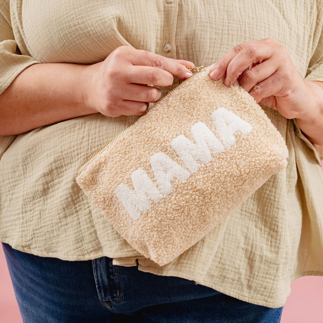 &quot;Mama&quot; Teddy Pouch
