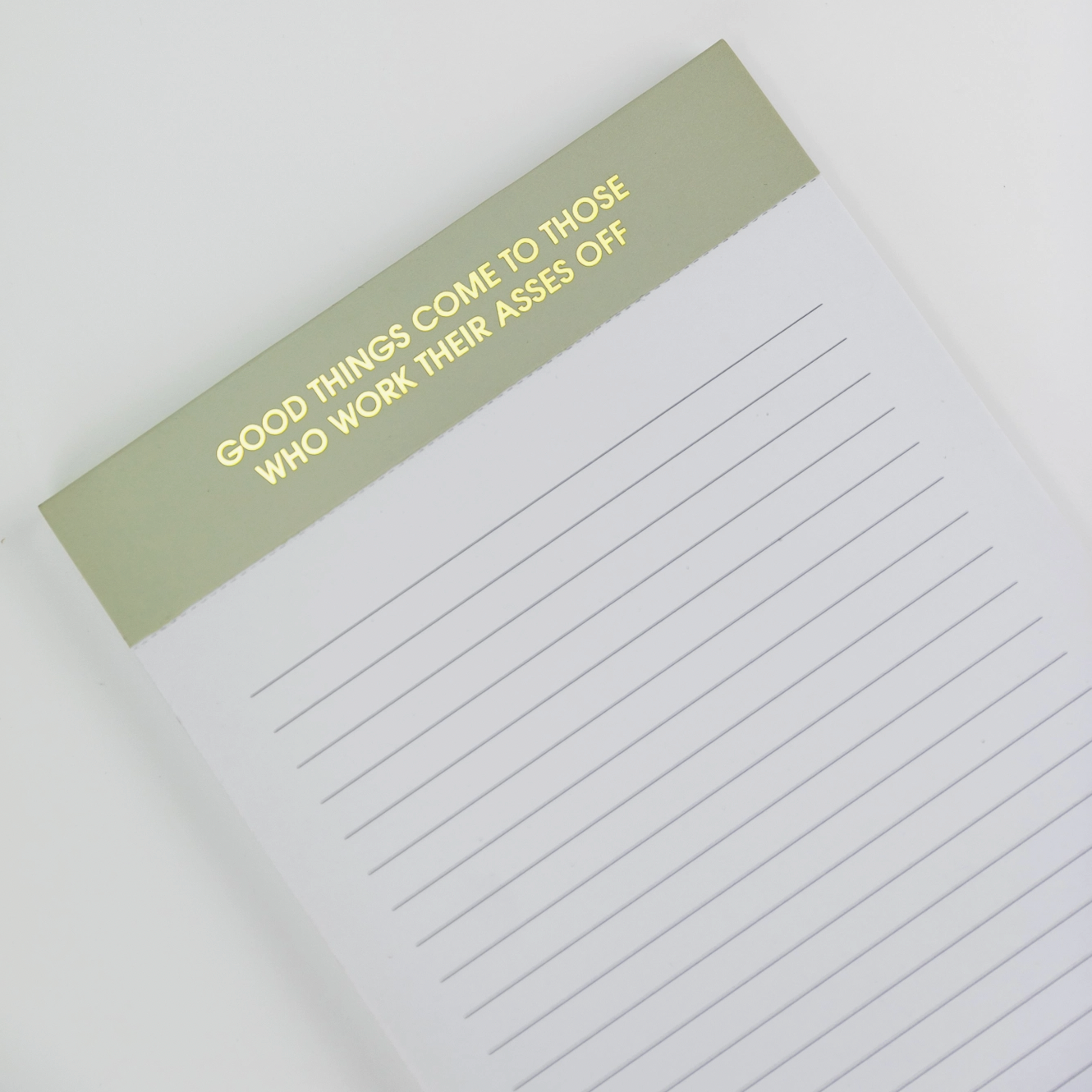 &quot;Good Things Come...&quot; Notepad