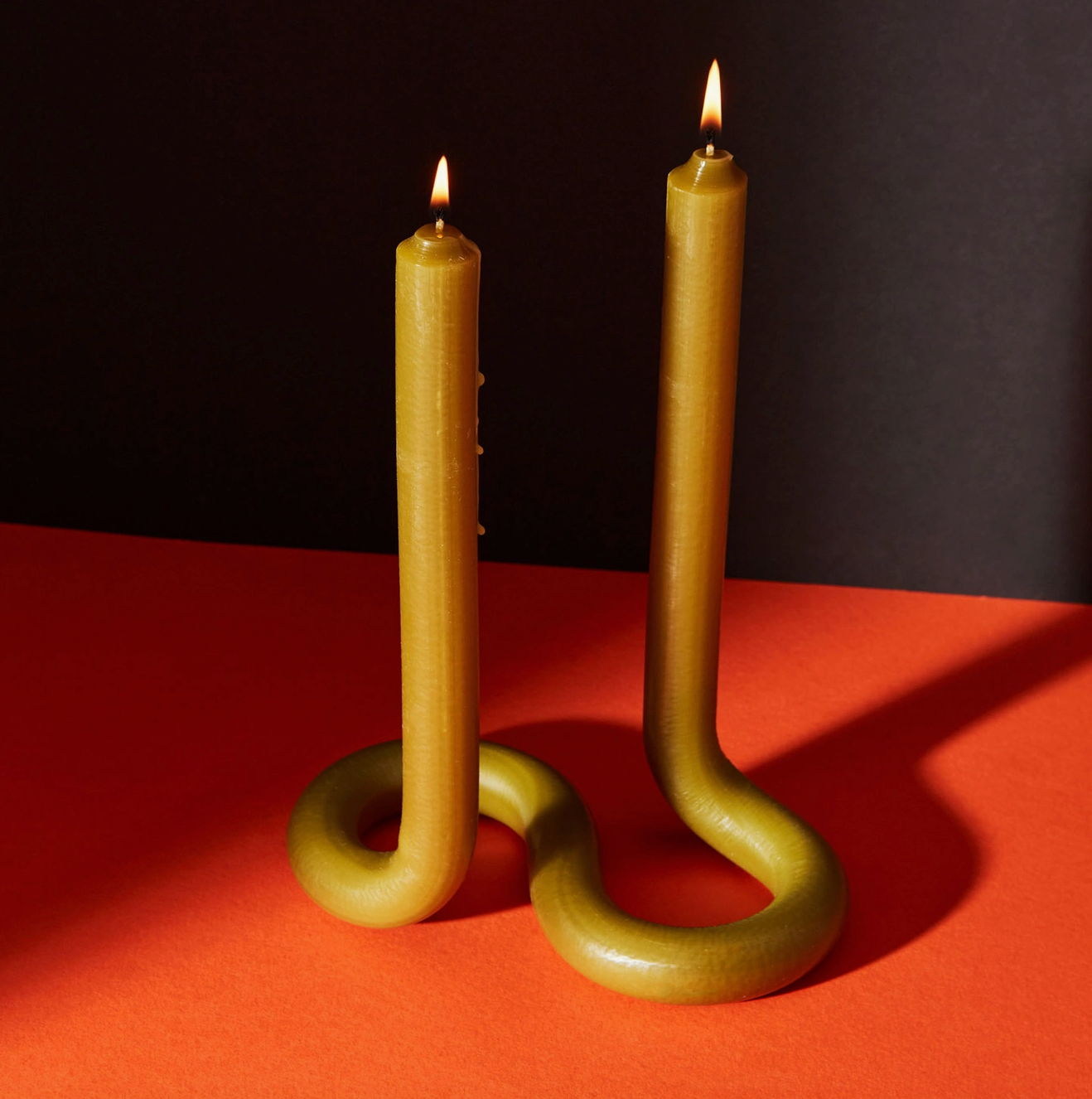 Twist Candle (Green)
