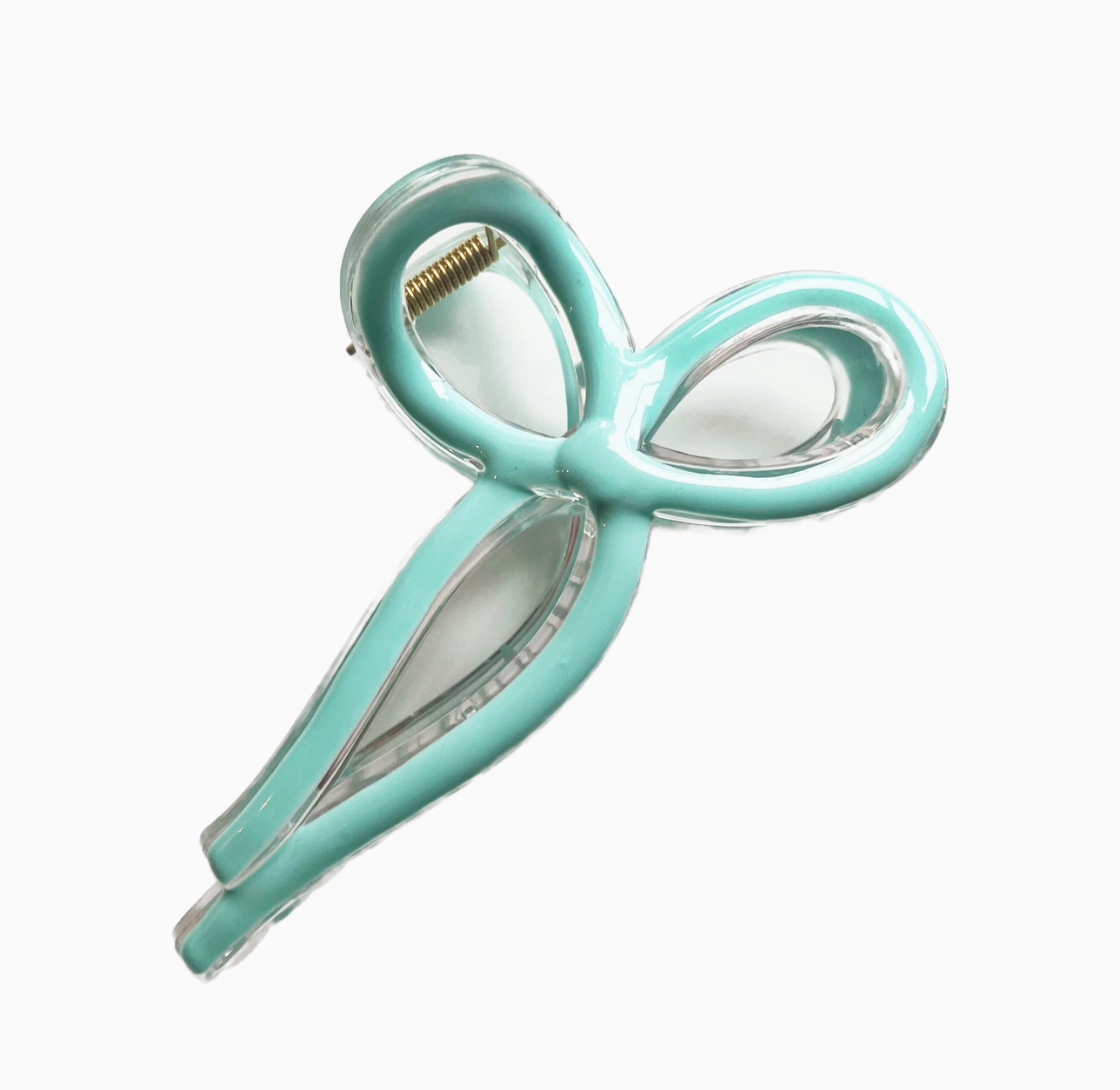 Mint Bow Clip