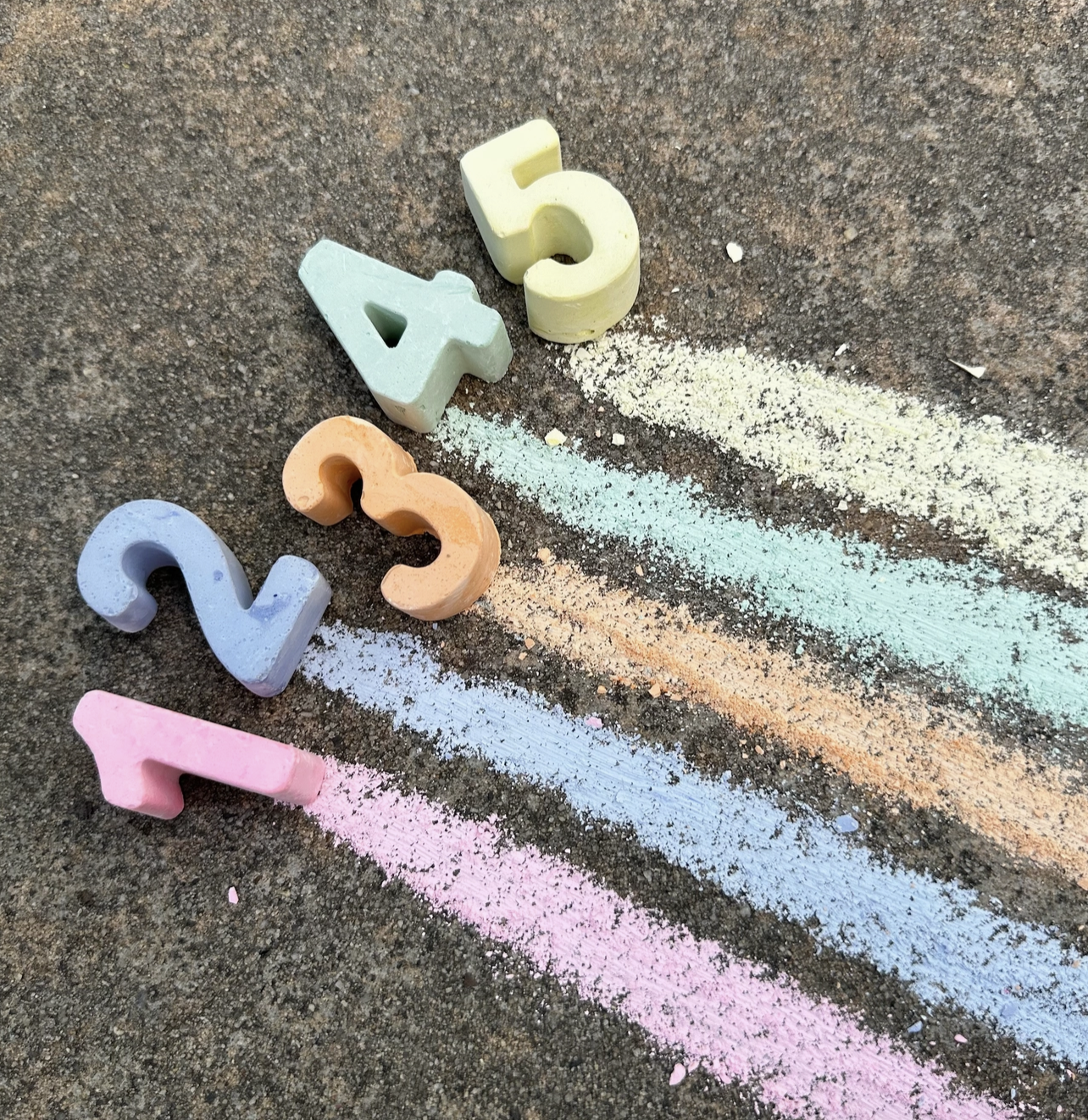 Numbers Handmade Chalk