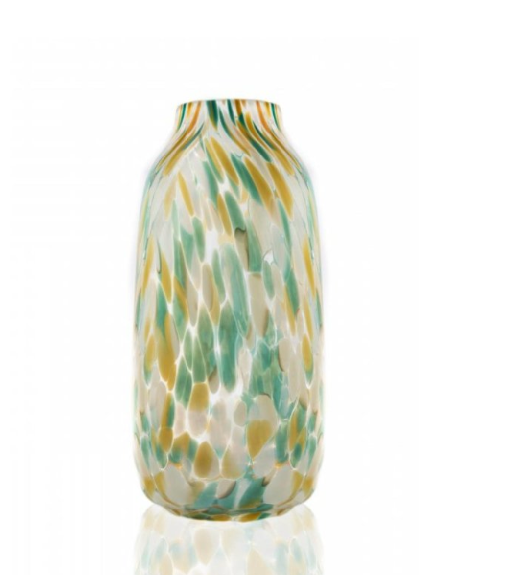 Evergreen Confetti Vase