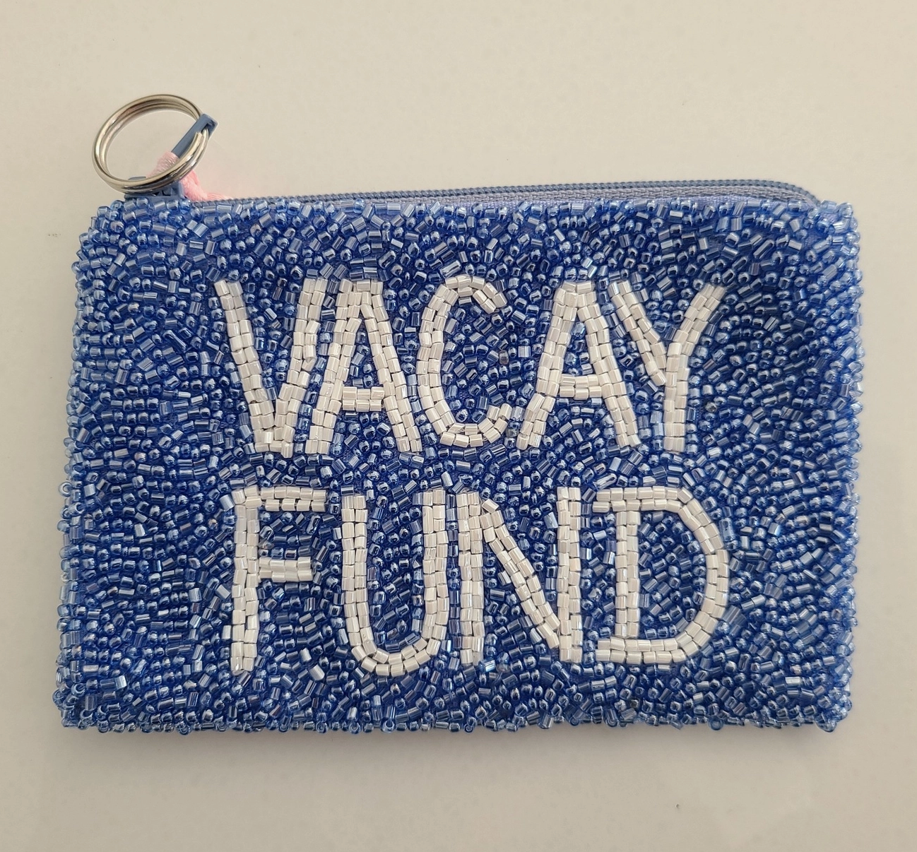 Vacay Fund Beaded Pouch