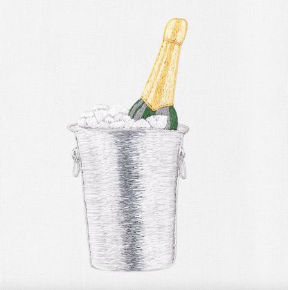 Champagne on Ice Hand Towel