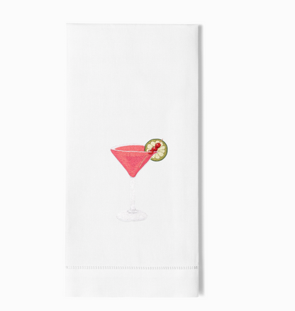 Cosmo Cocktail Hand Towel